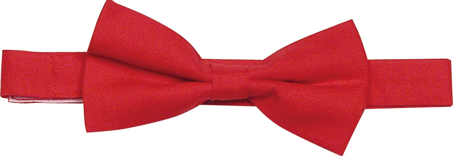 Butterfly neck tie red