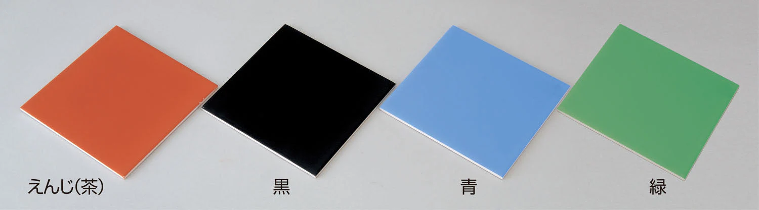 Ceramic art scratch tile large black - Image 2