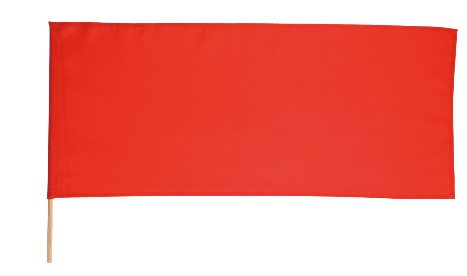 Long flag red