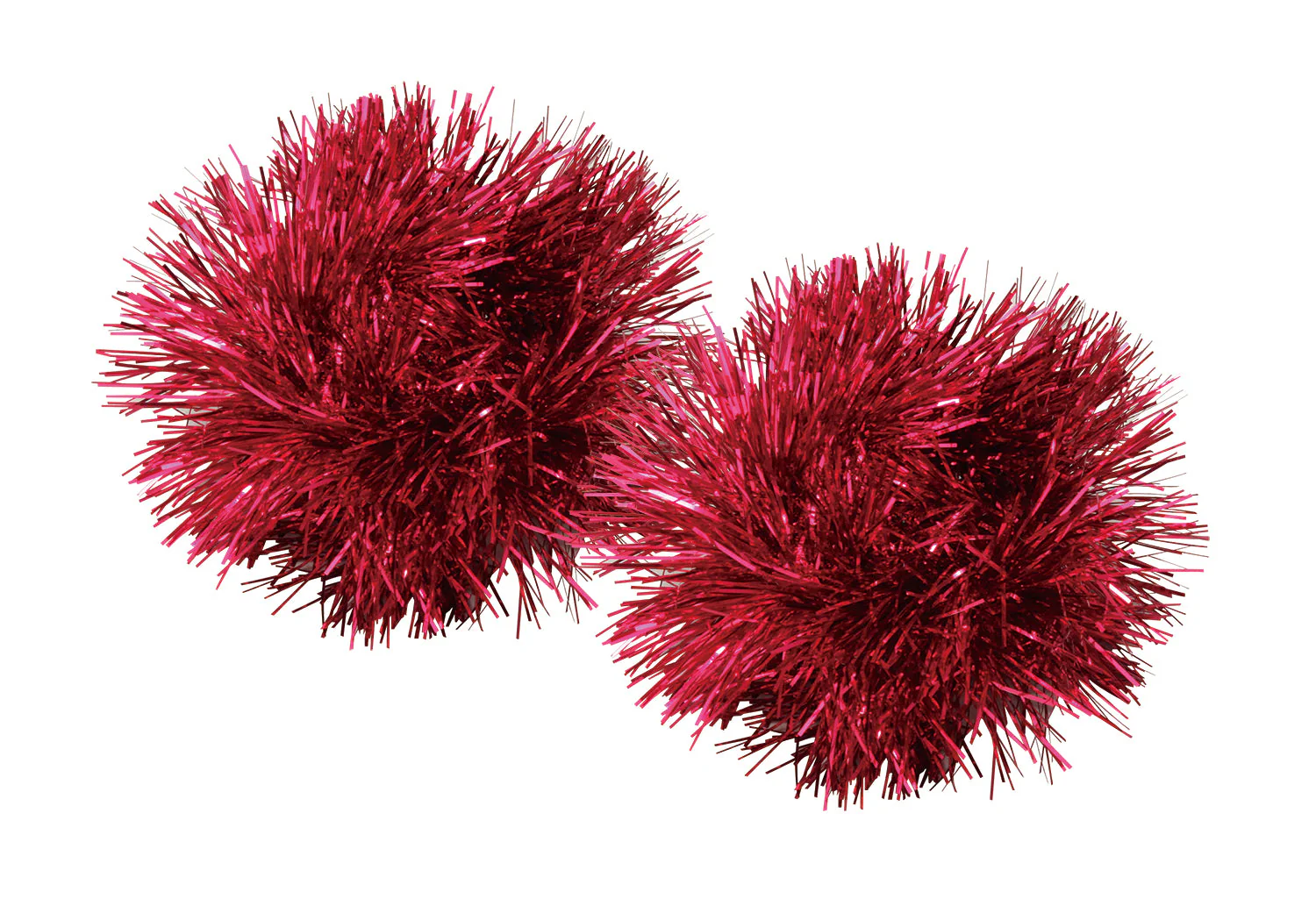 Set of 2 sparkly wristbands peach