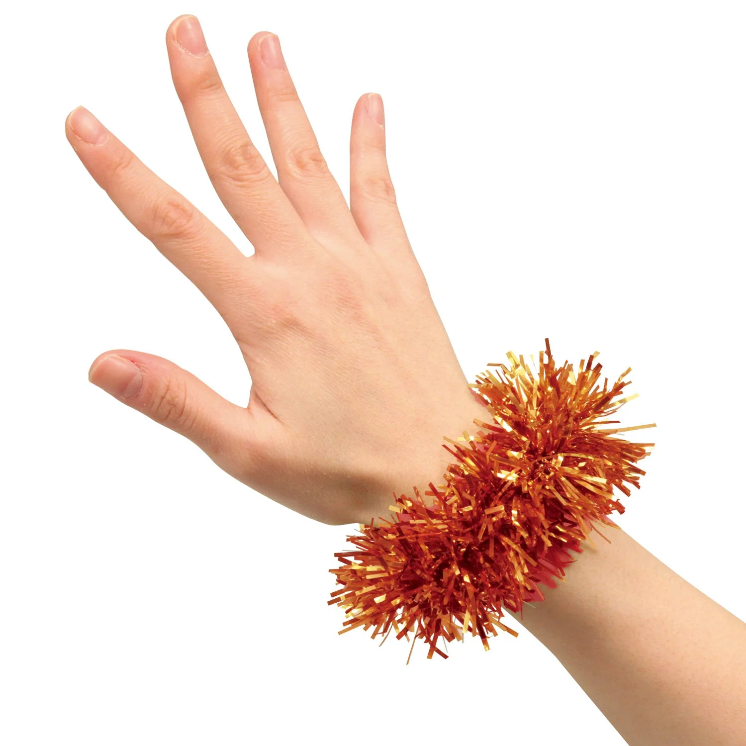 Glitter list band set of 2 orange - Image 3
