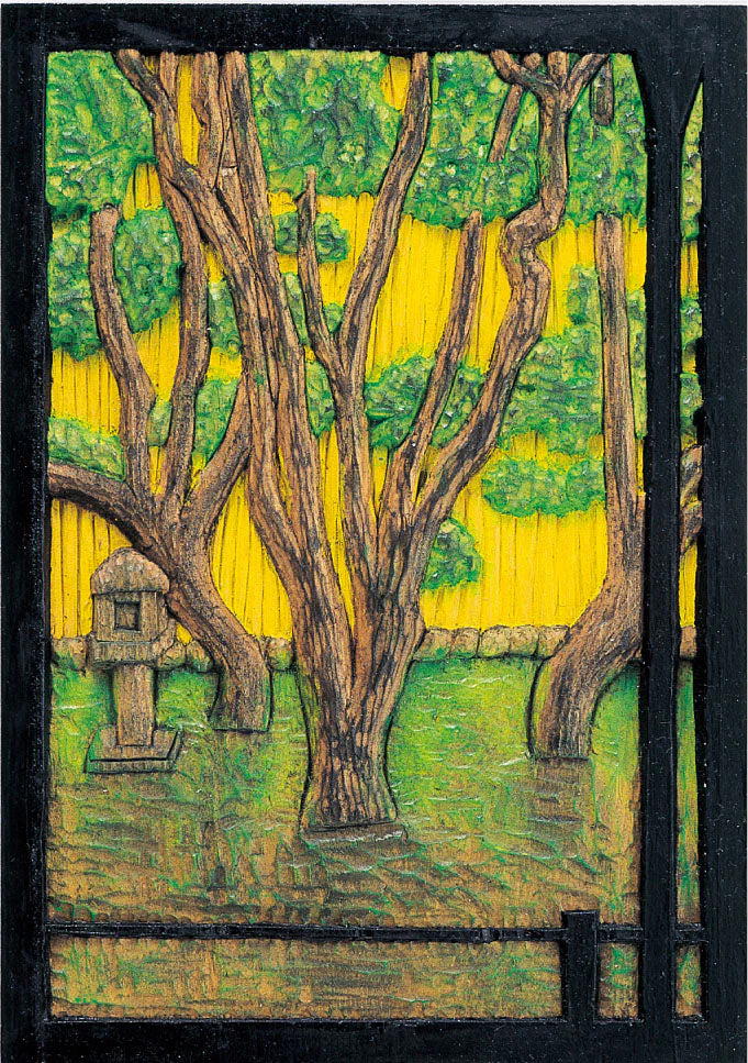 Wood carving board Katsura A(220x160x12mm)
