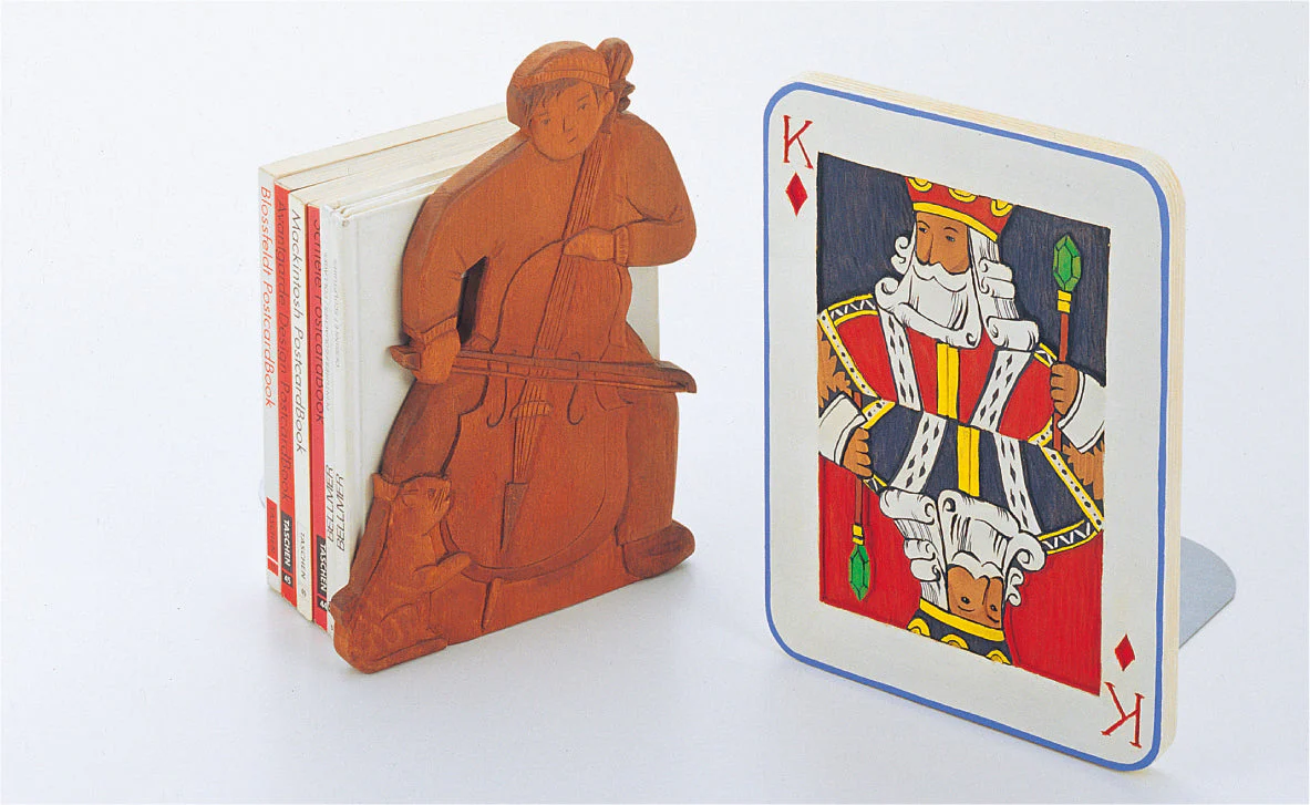 Wood carving book end (Katsura)