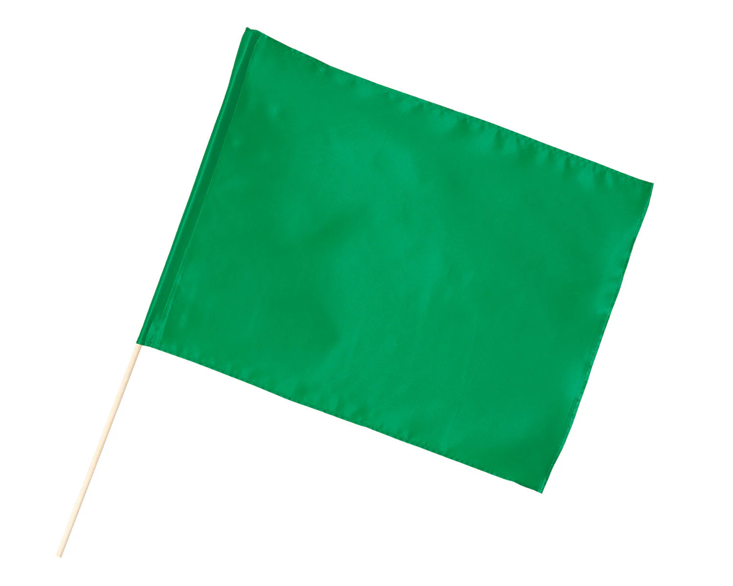 Sateen Big Flag Metallic Green φ9mm