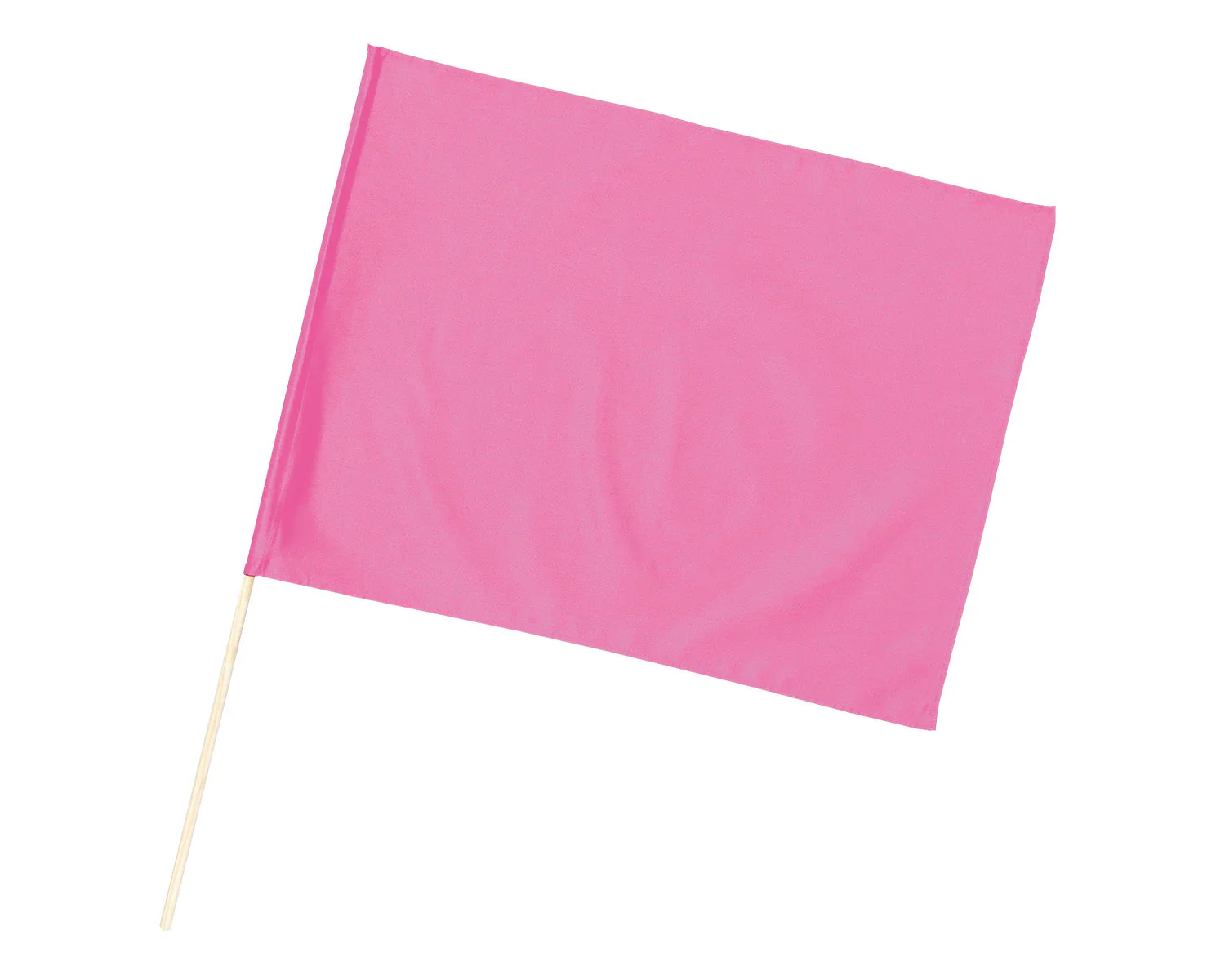 Satin extra large flag metallic pink φ12mm