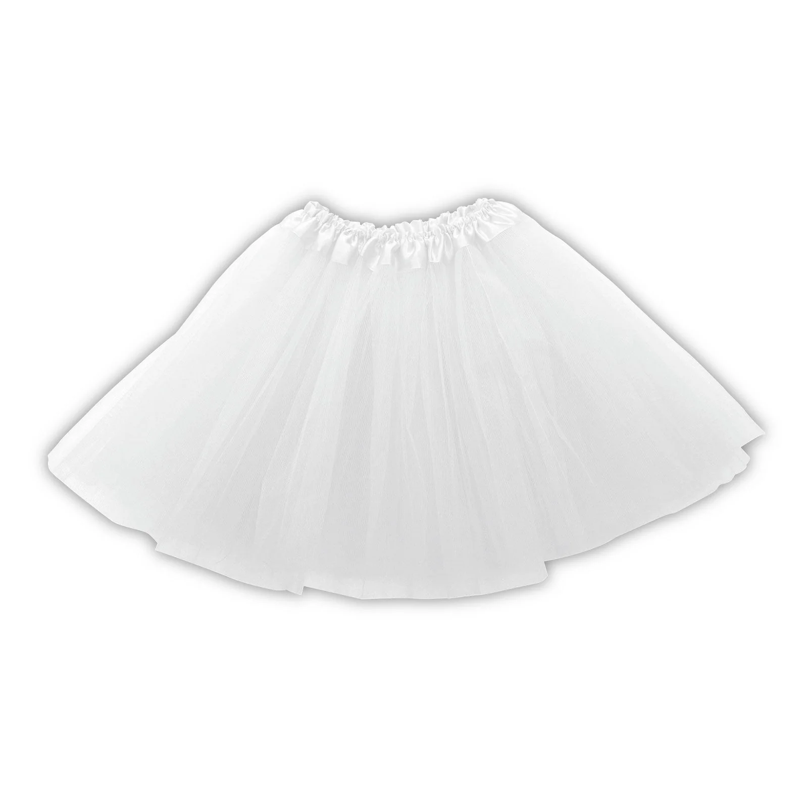 Fluffy skirt white tulle skirt