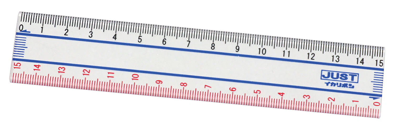 Just ruler 15cm/zero start