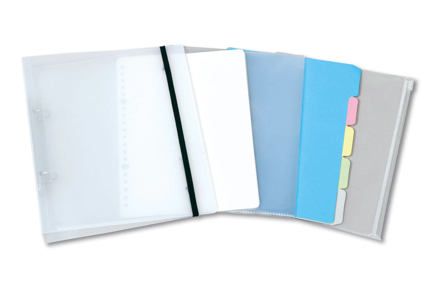 Outdoor activity file with band (with 2-hole plain notebook)