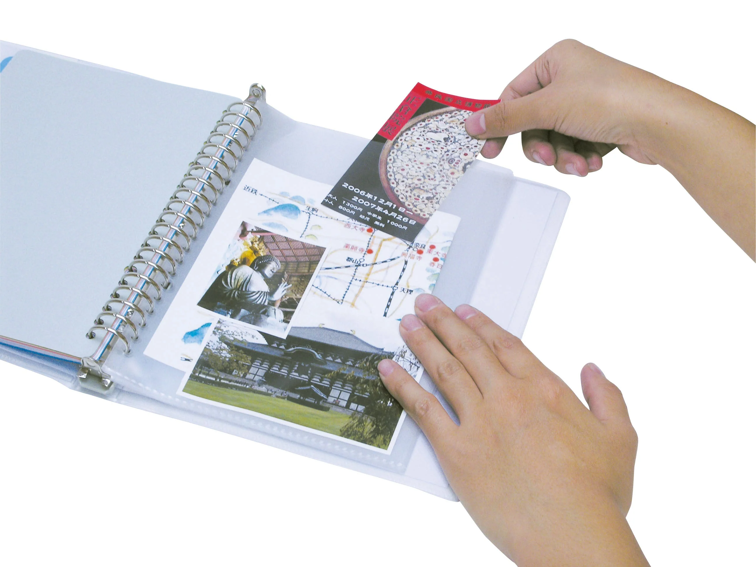 Outdoor activity file with band (with 2-hole plain notebook) - Image 5