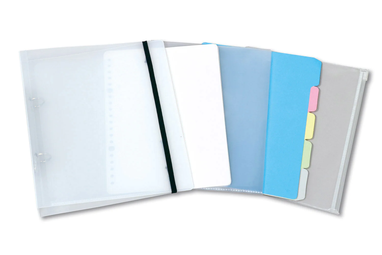 Outdoor activity file with band (20 holes, no plain notebook)