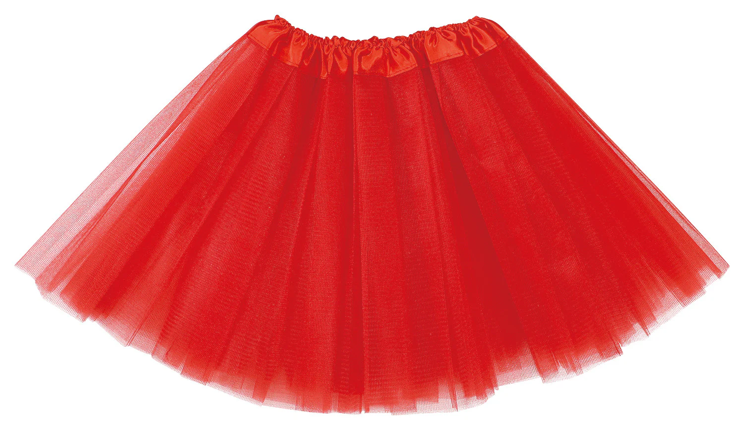 Fluffy skirt red tulle skirt