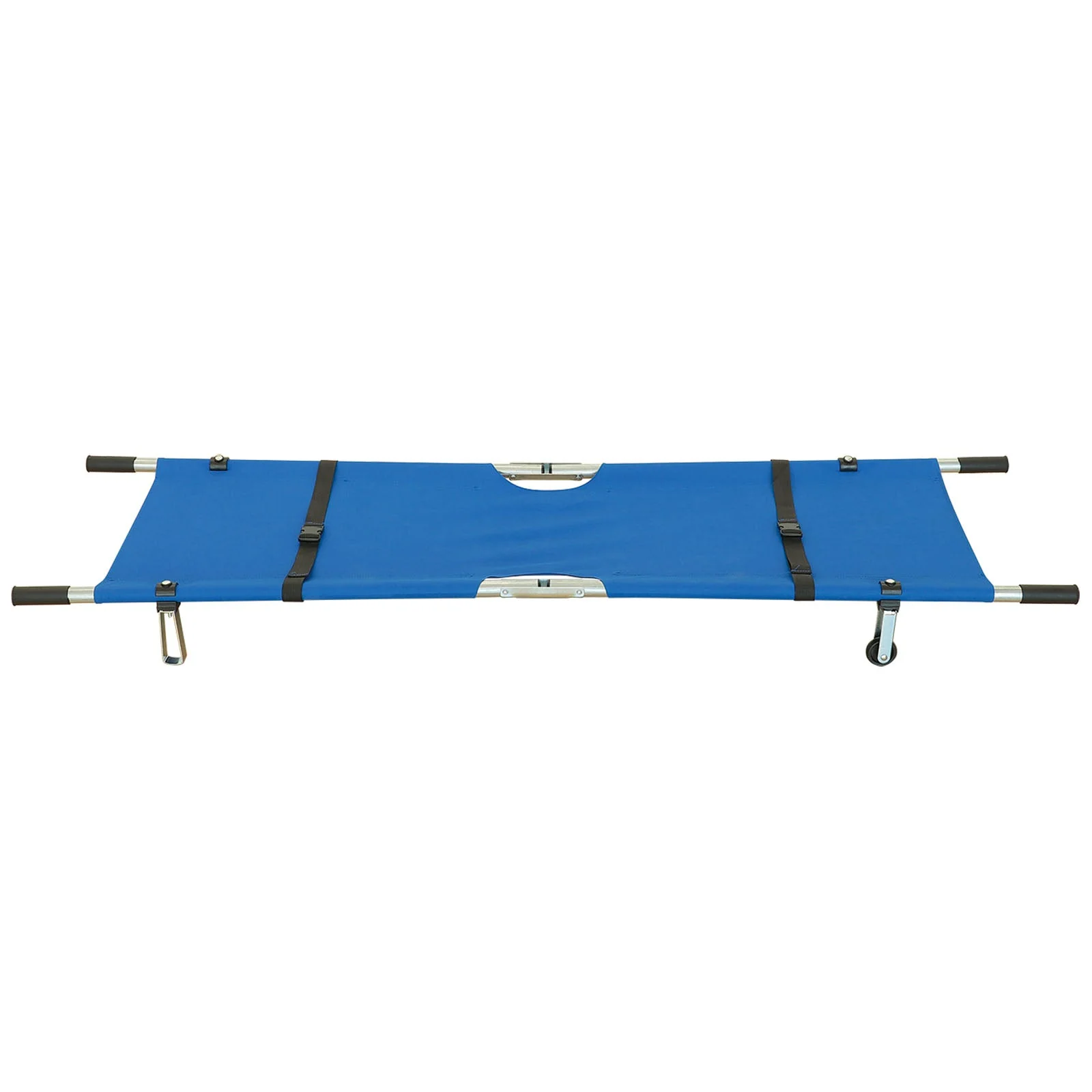 Folding stretcher with casters