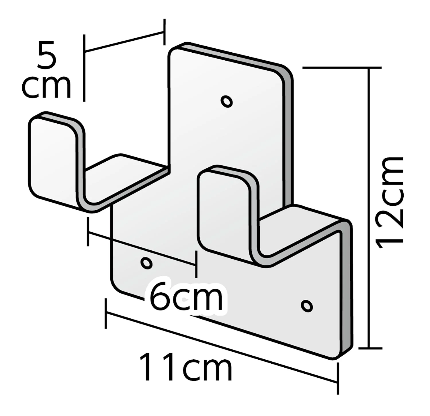 As expected, leaning bracket large - Image 2