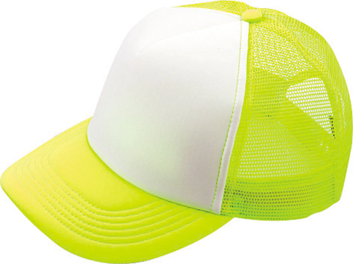 Event mesh cap fluorescent yellow x white 125