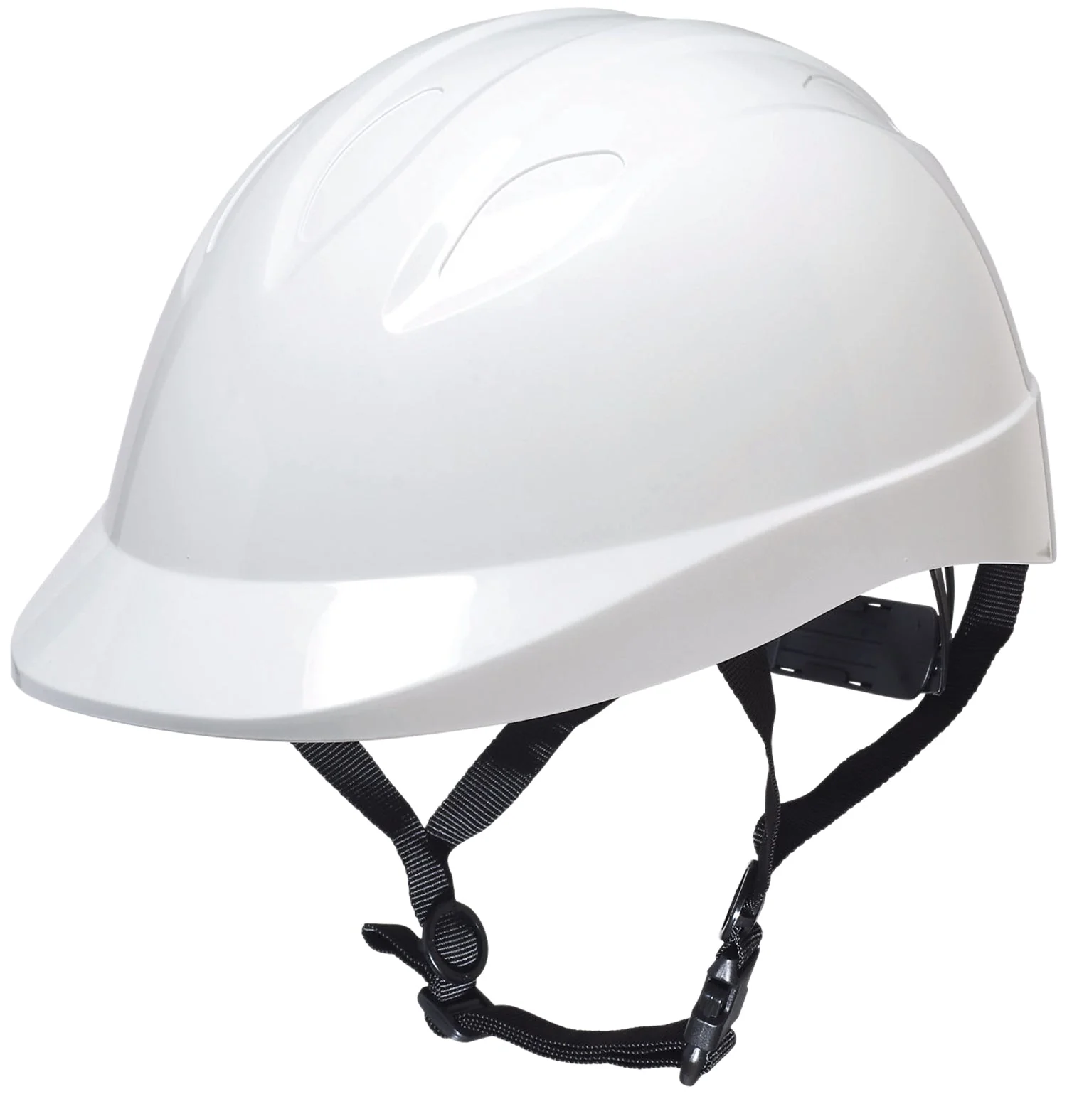Bicycle helmet without ventilation holes model S/M white