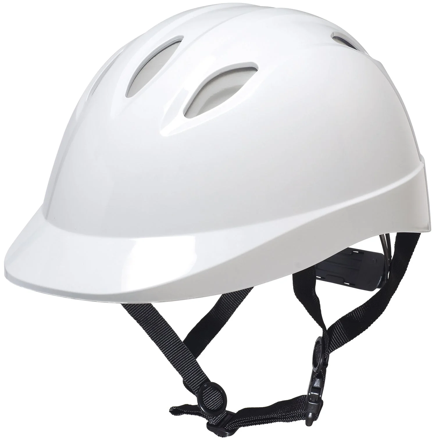 Bicycle helmet with ventilation holes model L white
