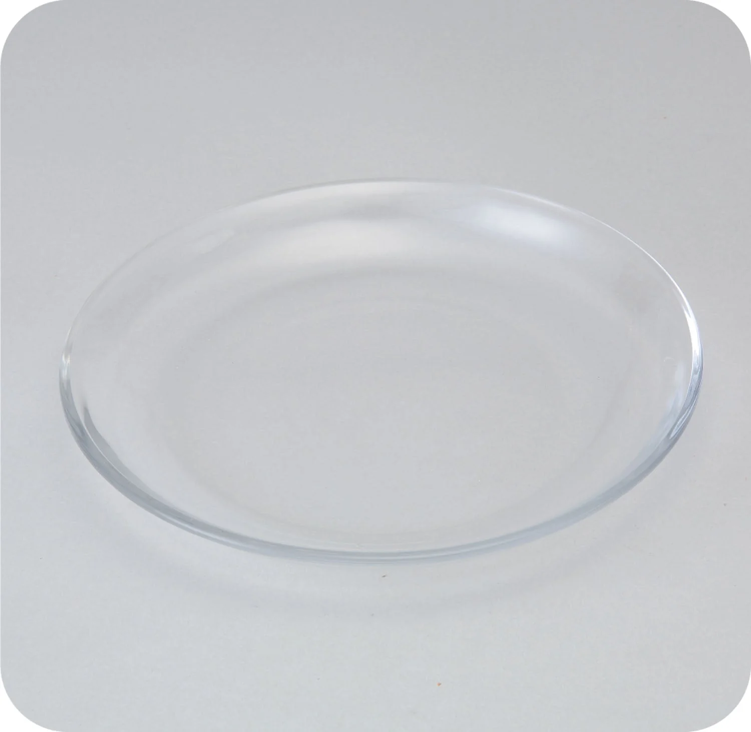 Glass round plate φ210mm - Image 2