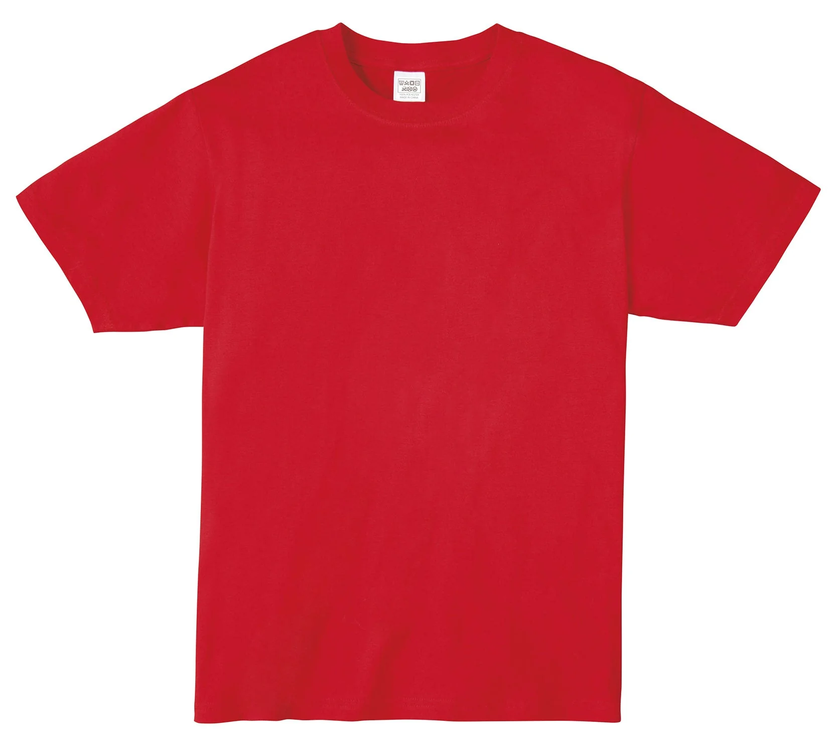AT dry T-shirt 130cm red 150g poly 100%