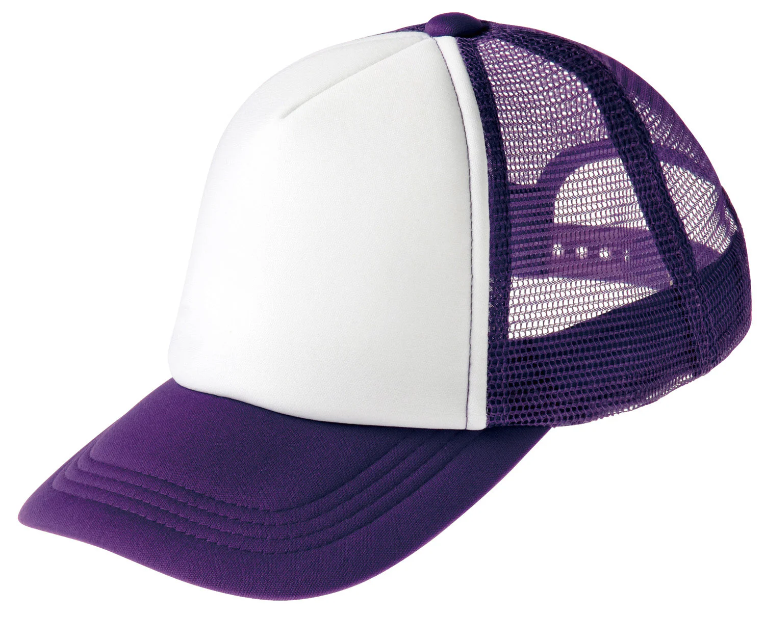 Event mesh cap purple x white 067