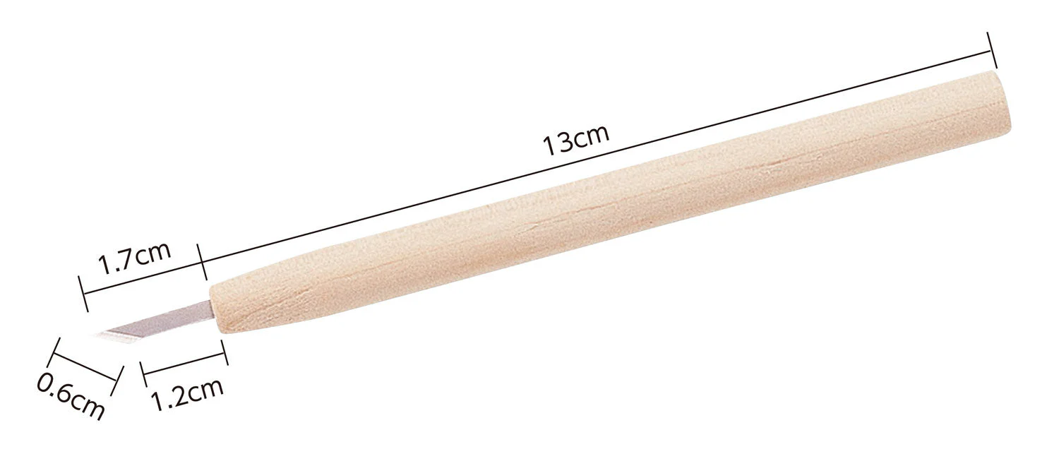 Art knife (wooden pattern) - Image 2