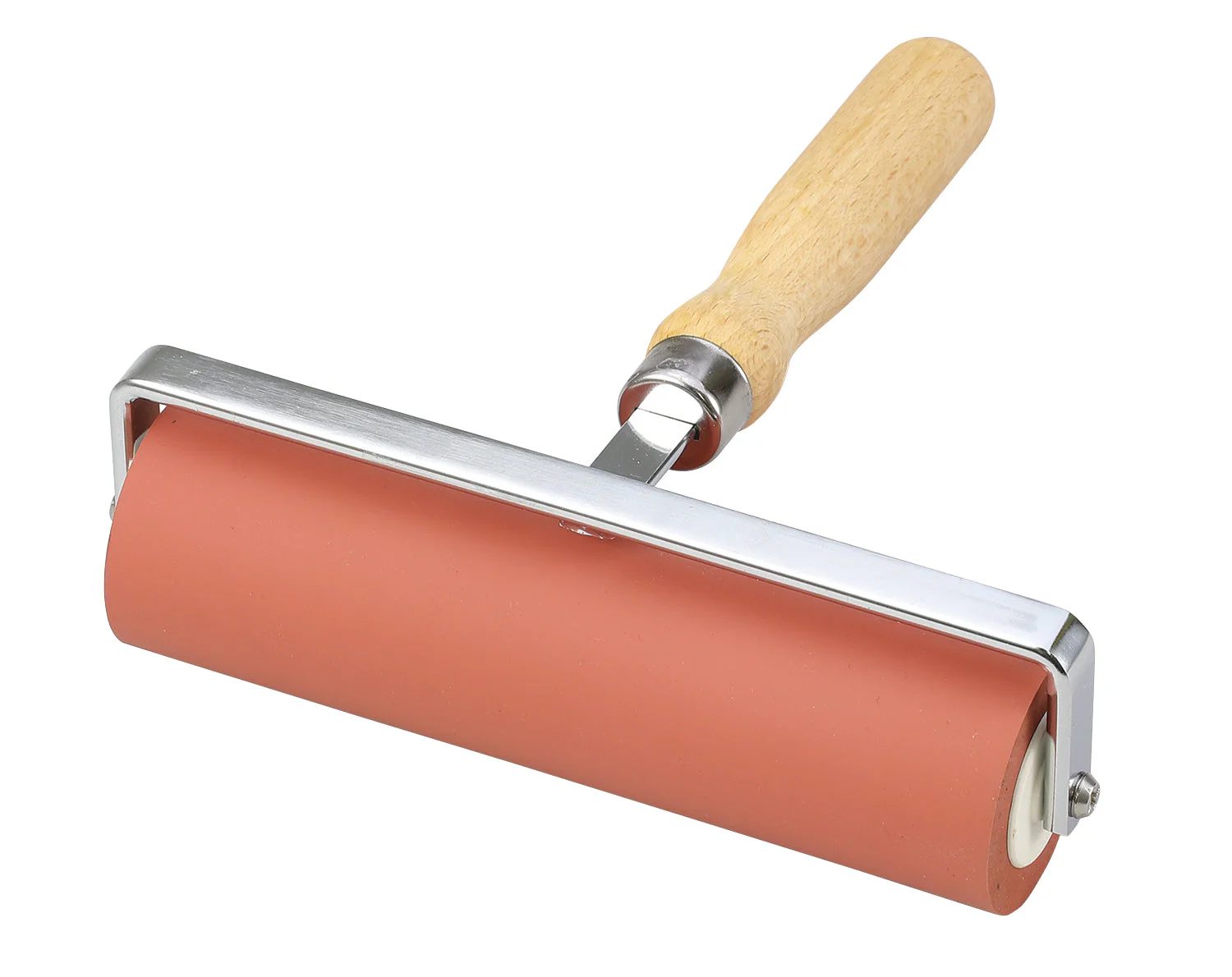 Compaction rubber roller red φ45×164mm (6 inches)