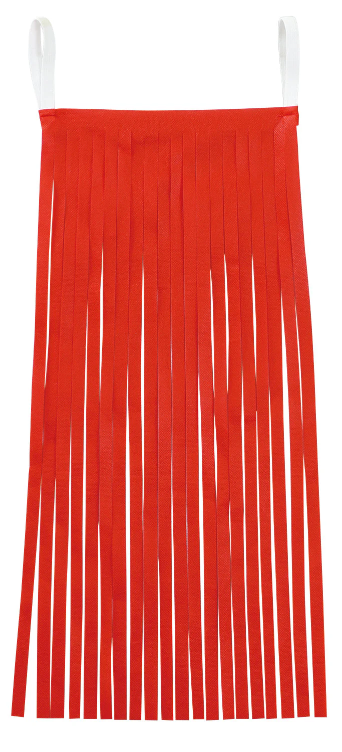Colorful fringe red