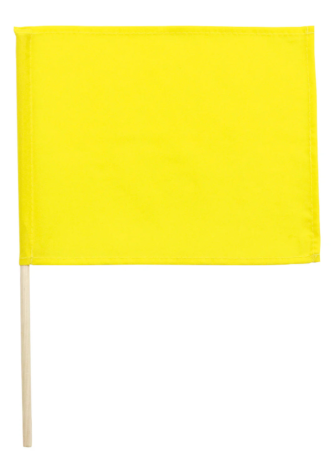 Colorful mini flag yellow