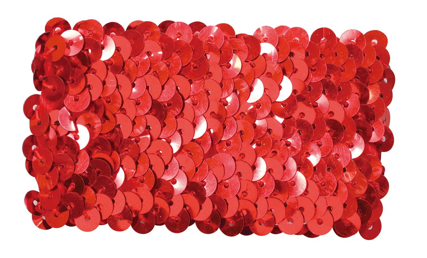Metallic wristband red