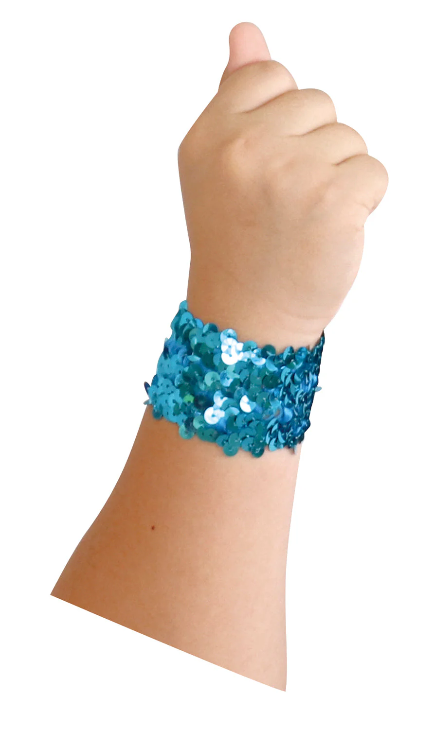 Metallic wristband blue - Image 2