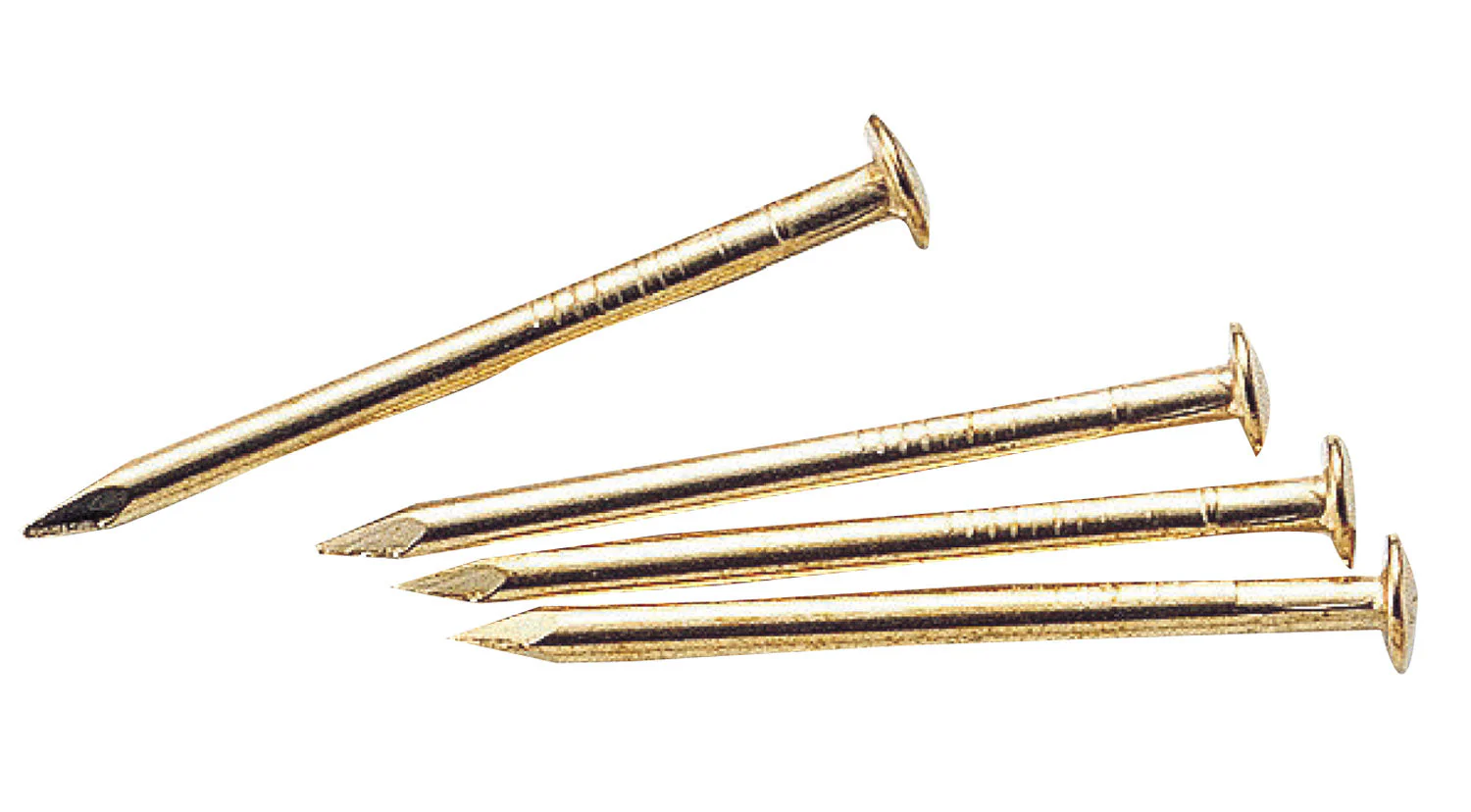 Brass plating nails 25mm 100 pieces