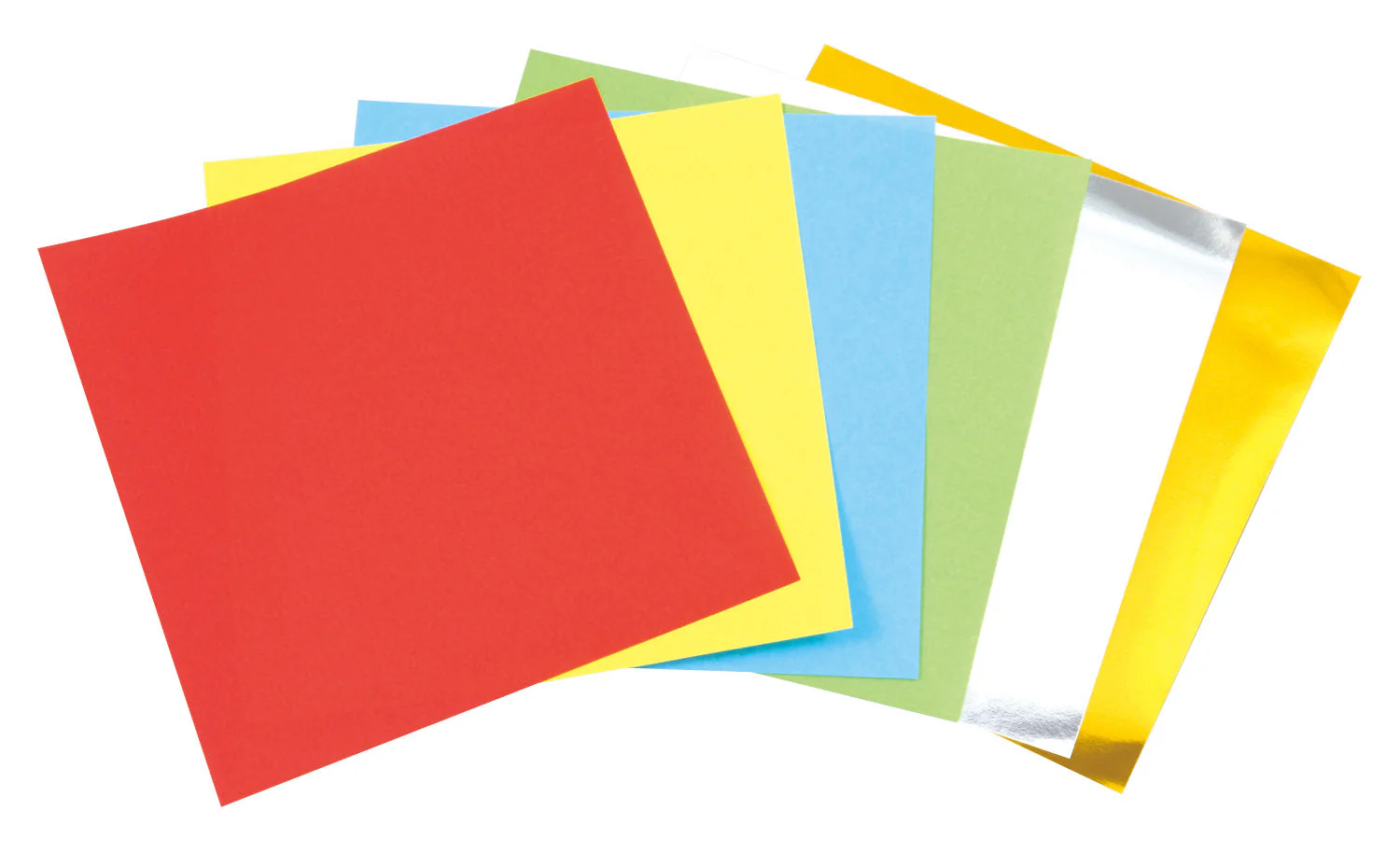 100 sheets of origami in 27 colors