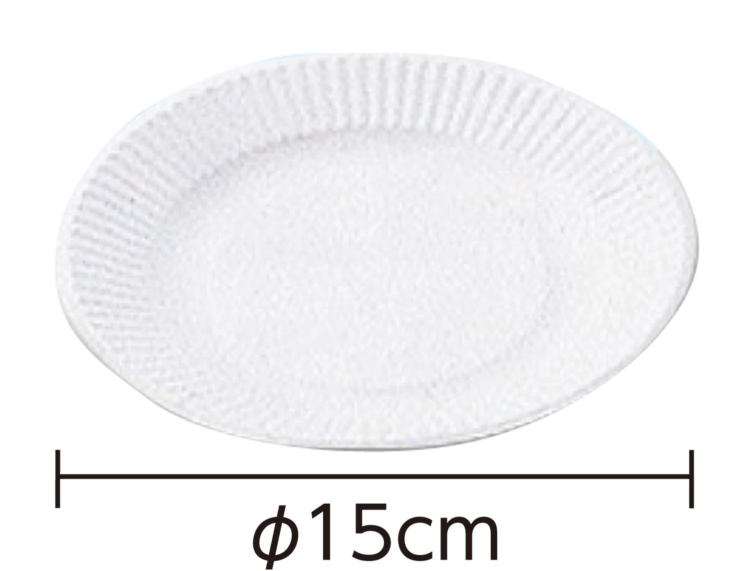 Construction paper plate small (150φmm 10 pieces set) - Image 2