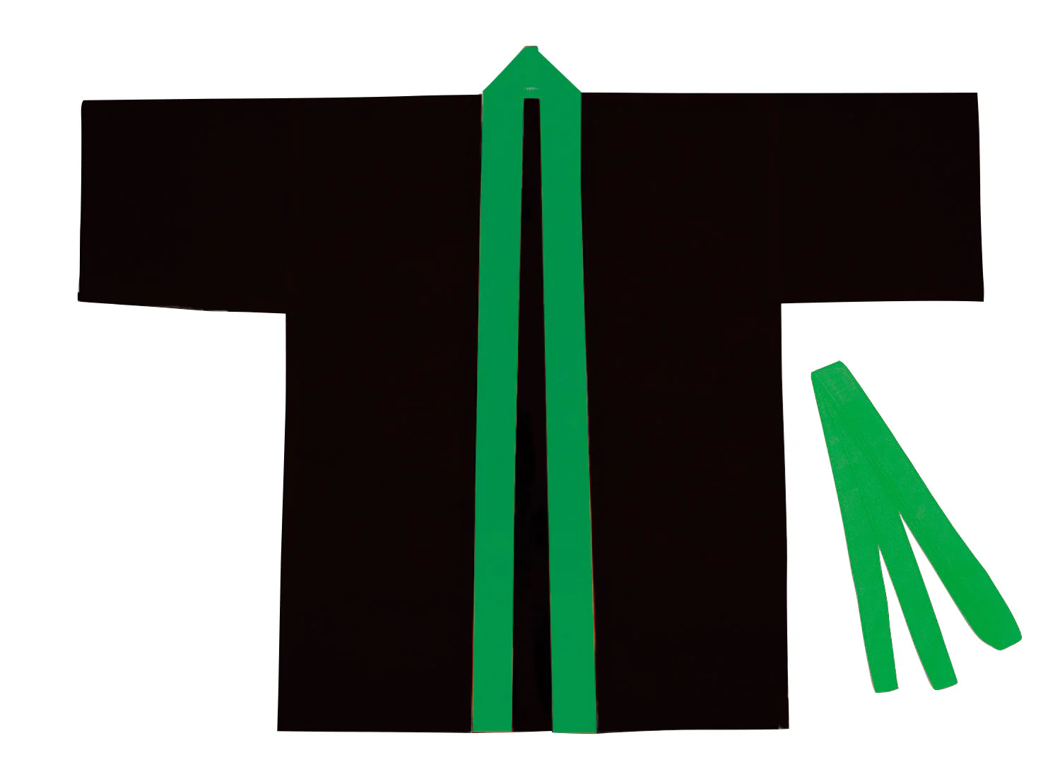 Color Nonwoven Fabric Happy Children's J Black (Green Collar)