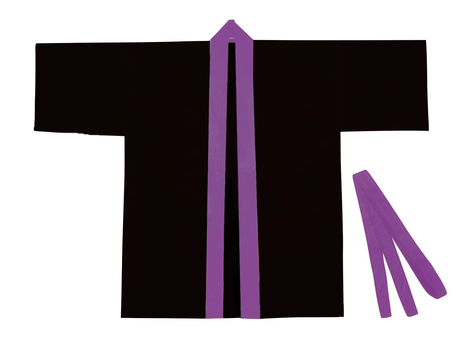 Color Nonwoven Fabric Happi Children's J Black (Purple Collar)