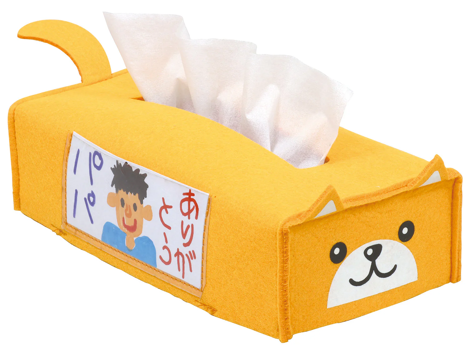 Felt tissue box cover