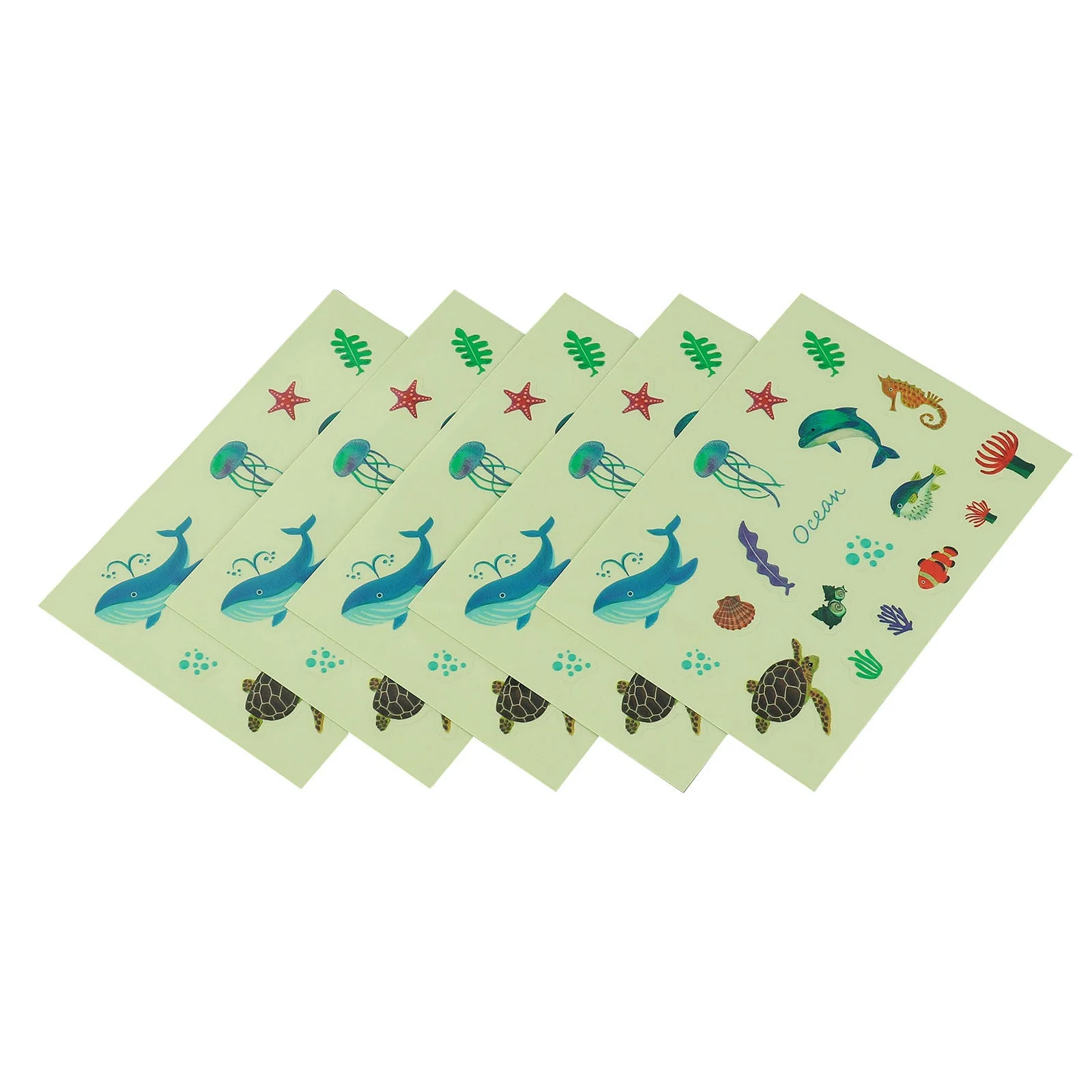 Sea creatures seal set of 5
