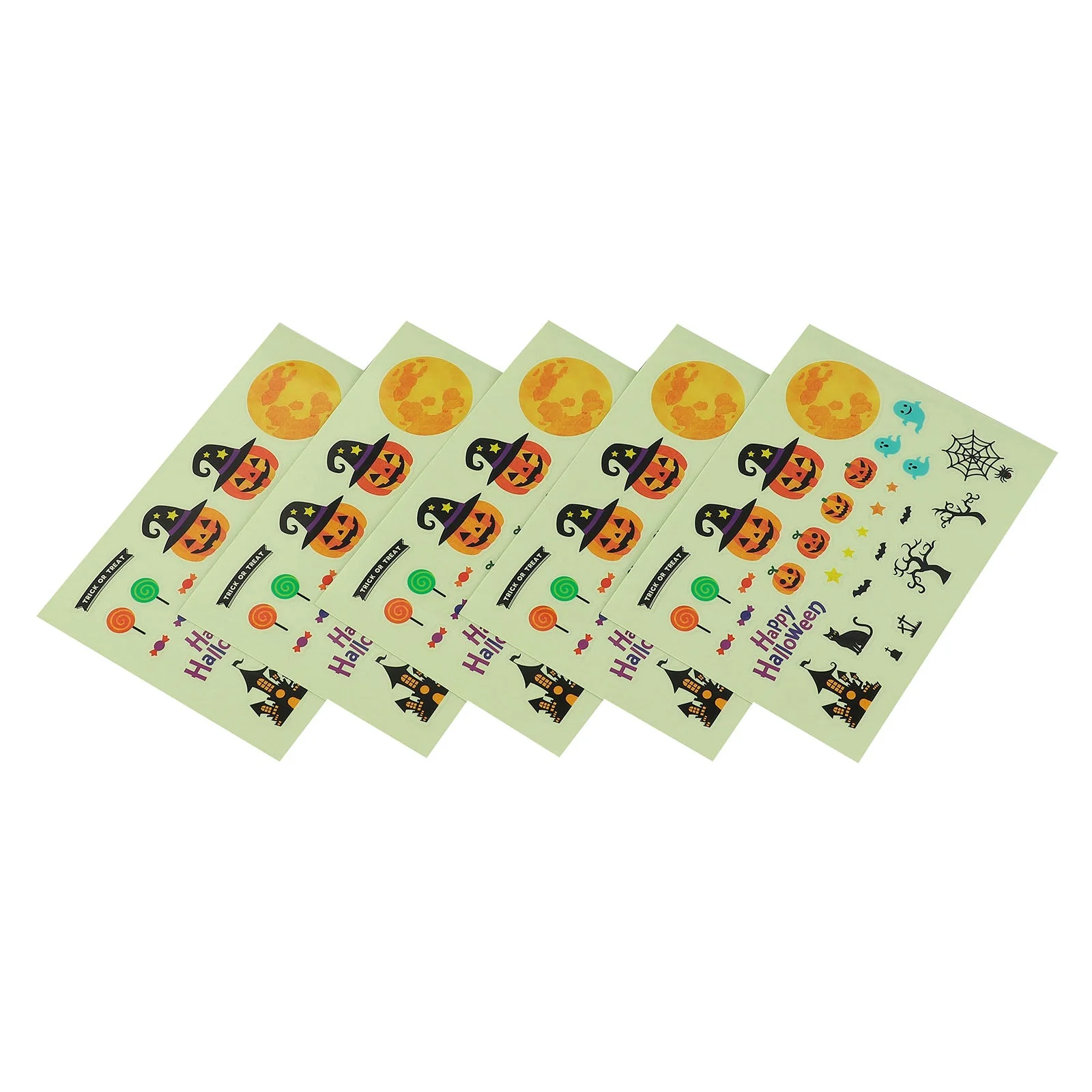 Halloween stickers set of 5