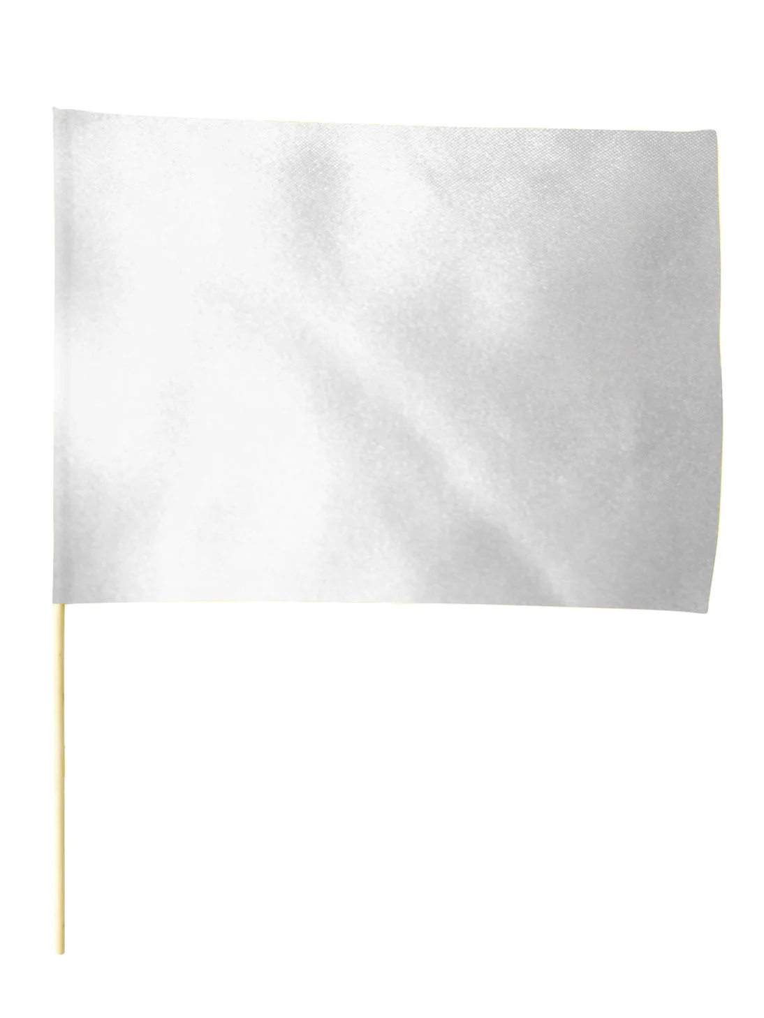 Satin small flag silver