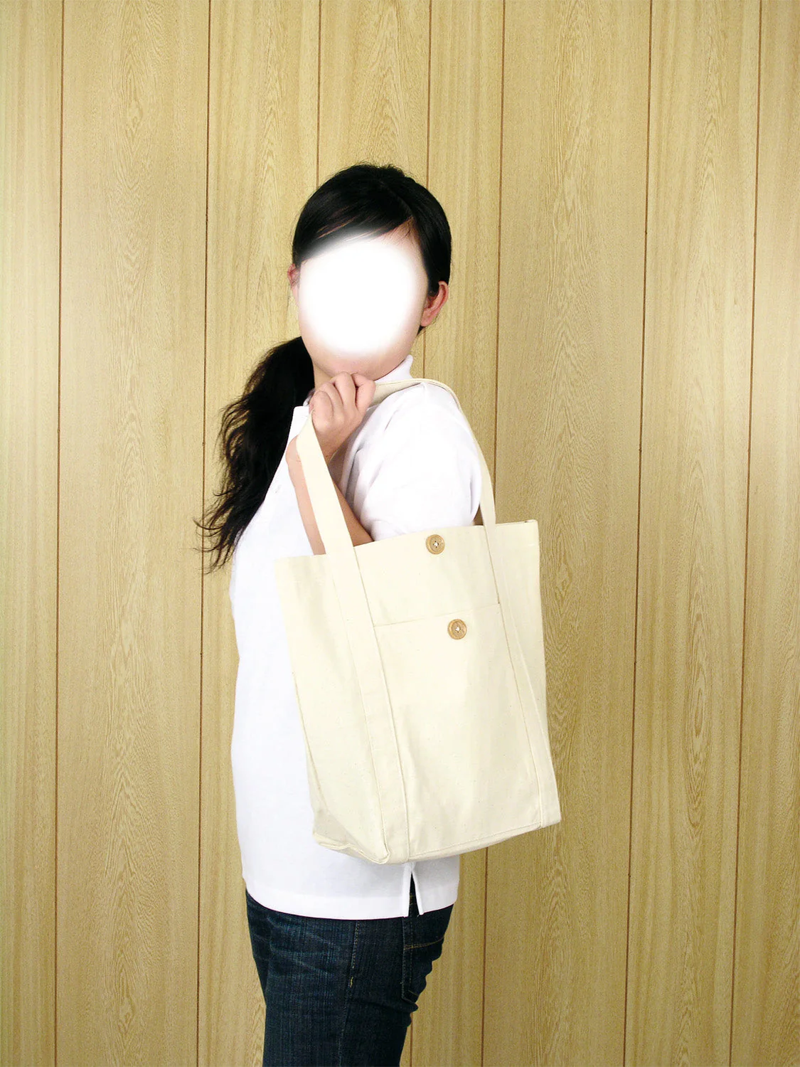 Student eco bag (semi-sewn/cotton/poly) - Image 2