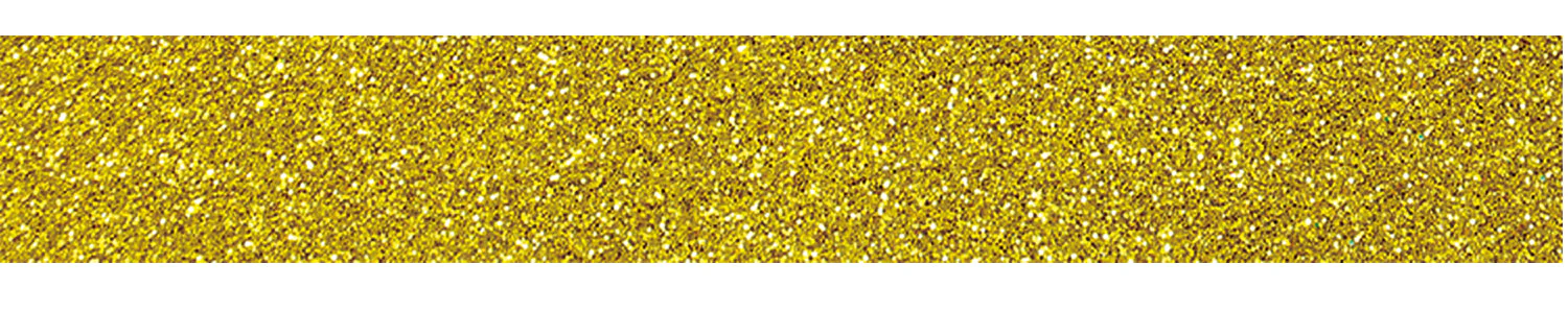 Glitter tape 2.5m roll gold