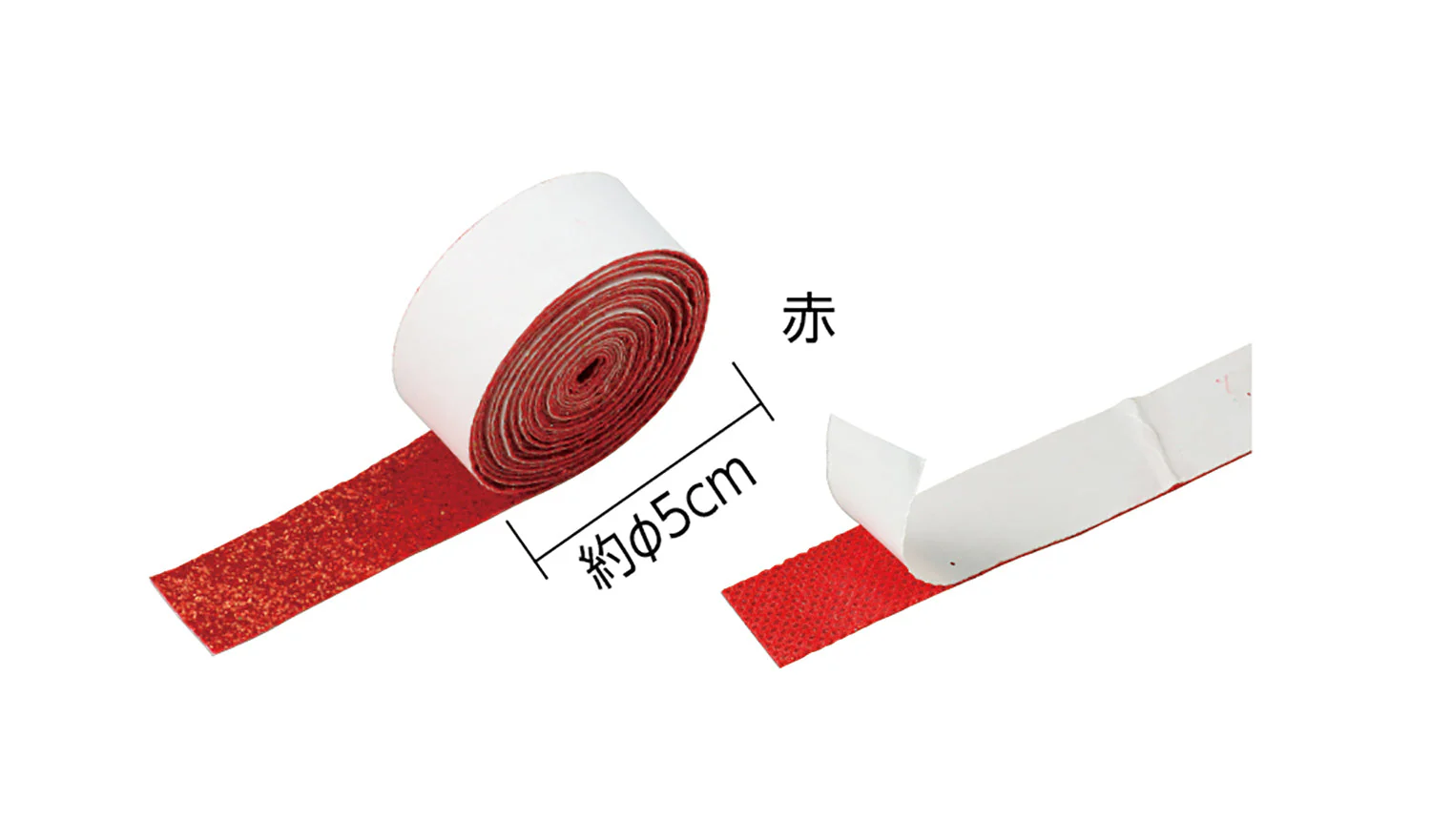 Glitter tape 2.5m roll silver - Image 3