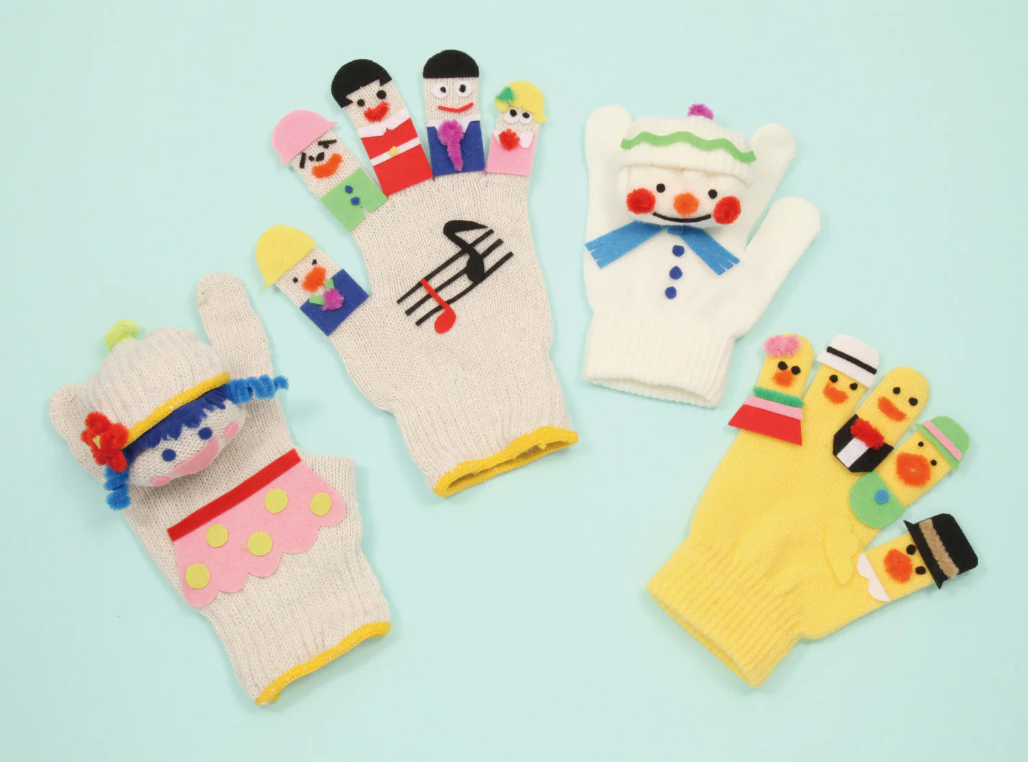 glove doll red