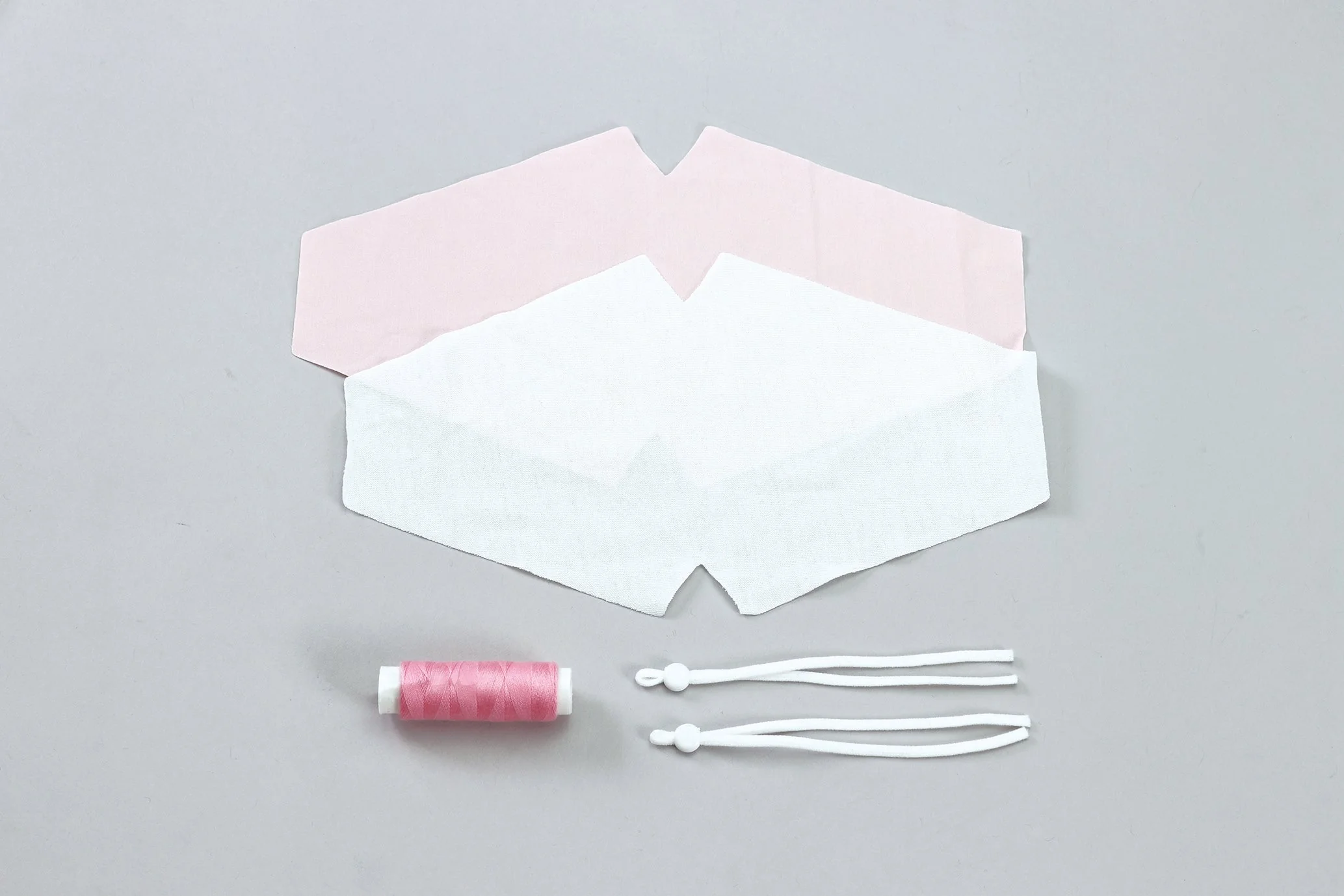 Handmade 3D mask kit light pink - Image 2