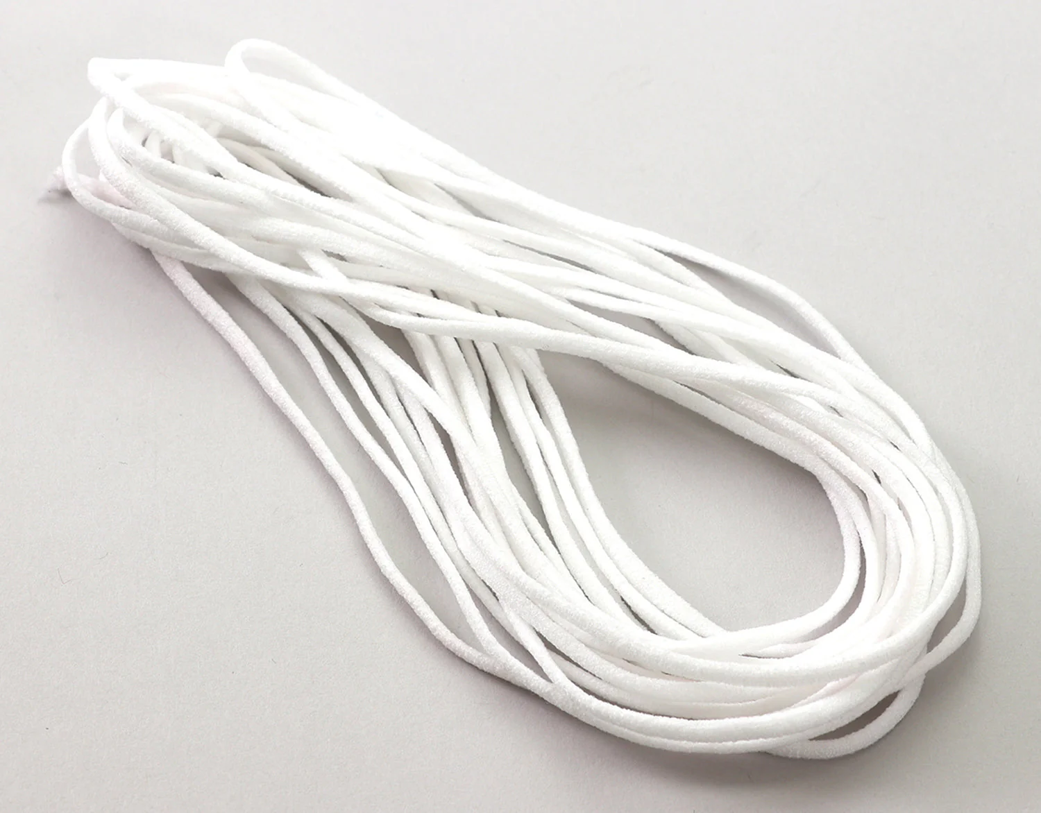 Rubber strings for masks 3mm x 1m 100 pieces set