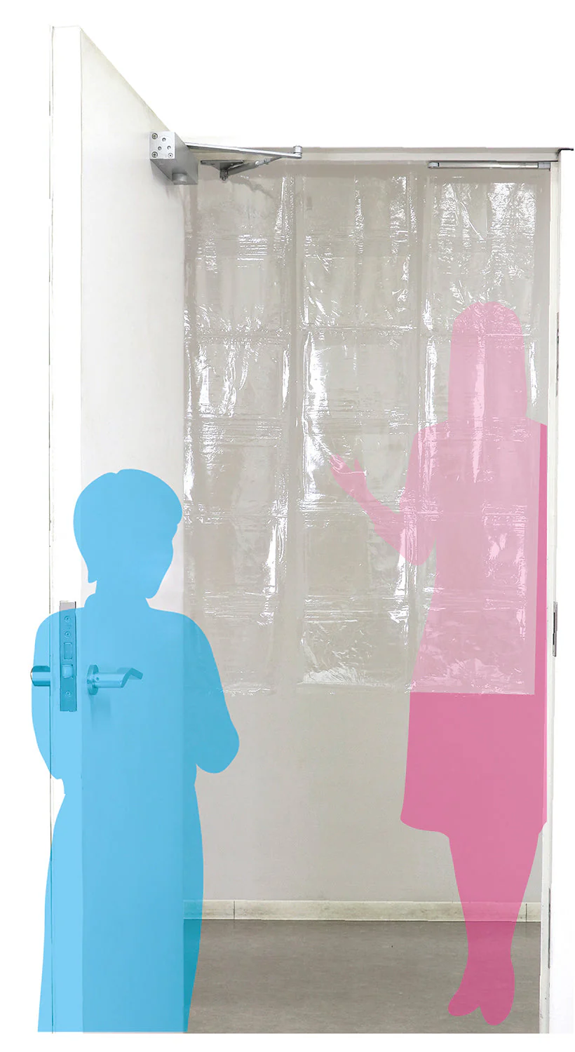 Set of 10 splash-proof transparent curtains - Image 3