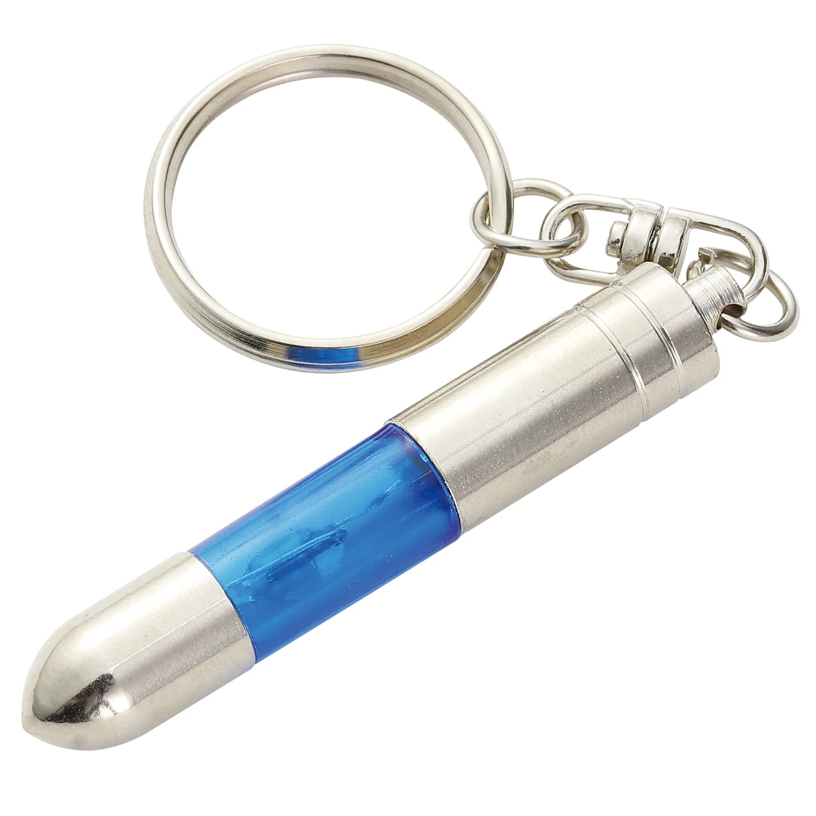 Static electricity removal key holder blue