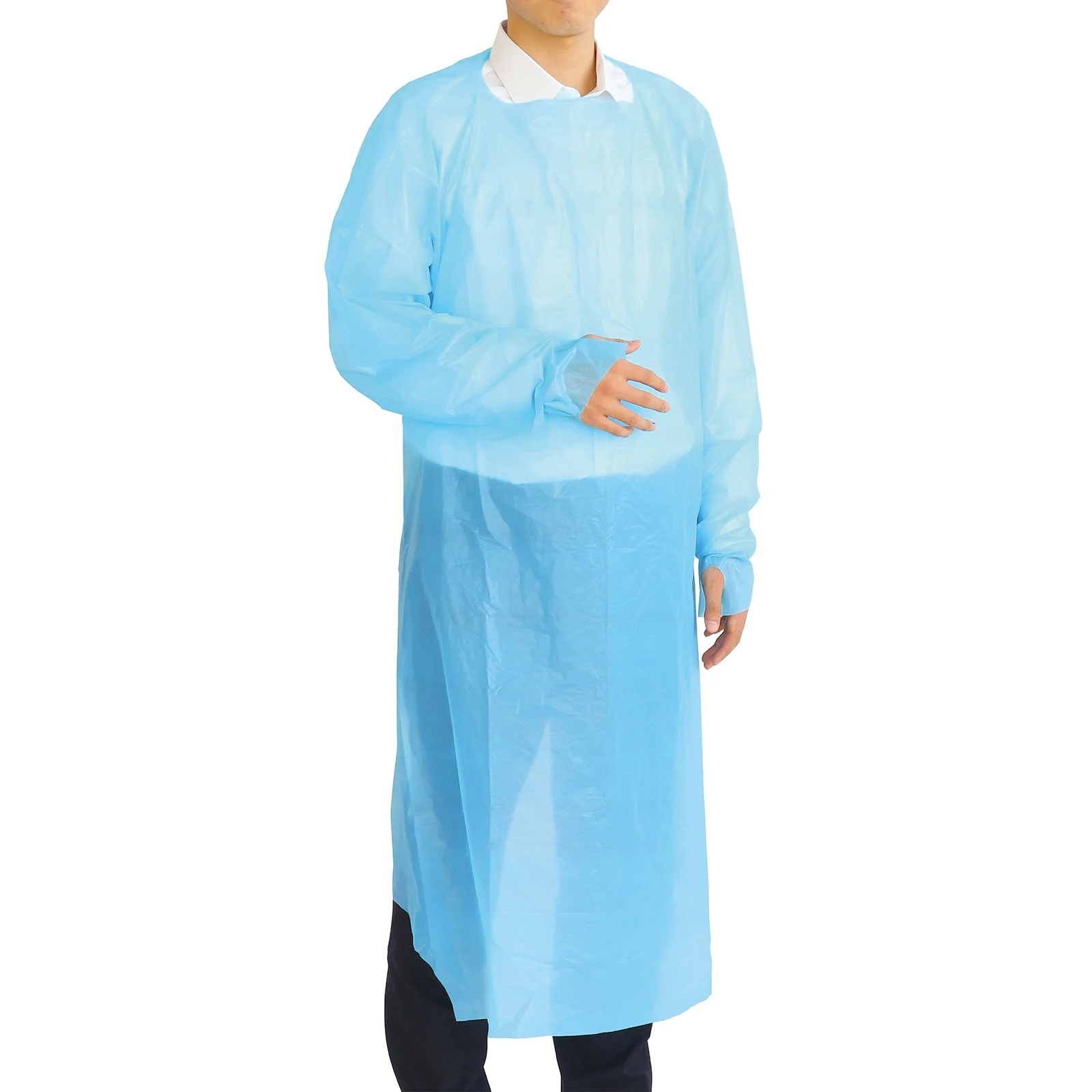 Vinyl apron with sleeves (set of 10)