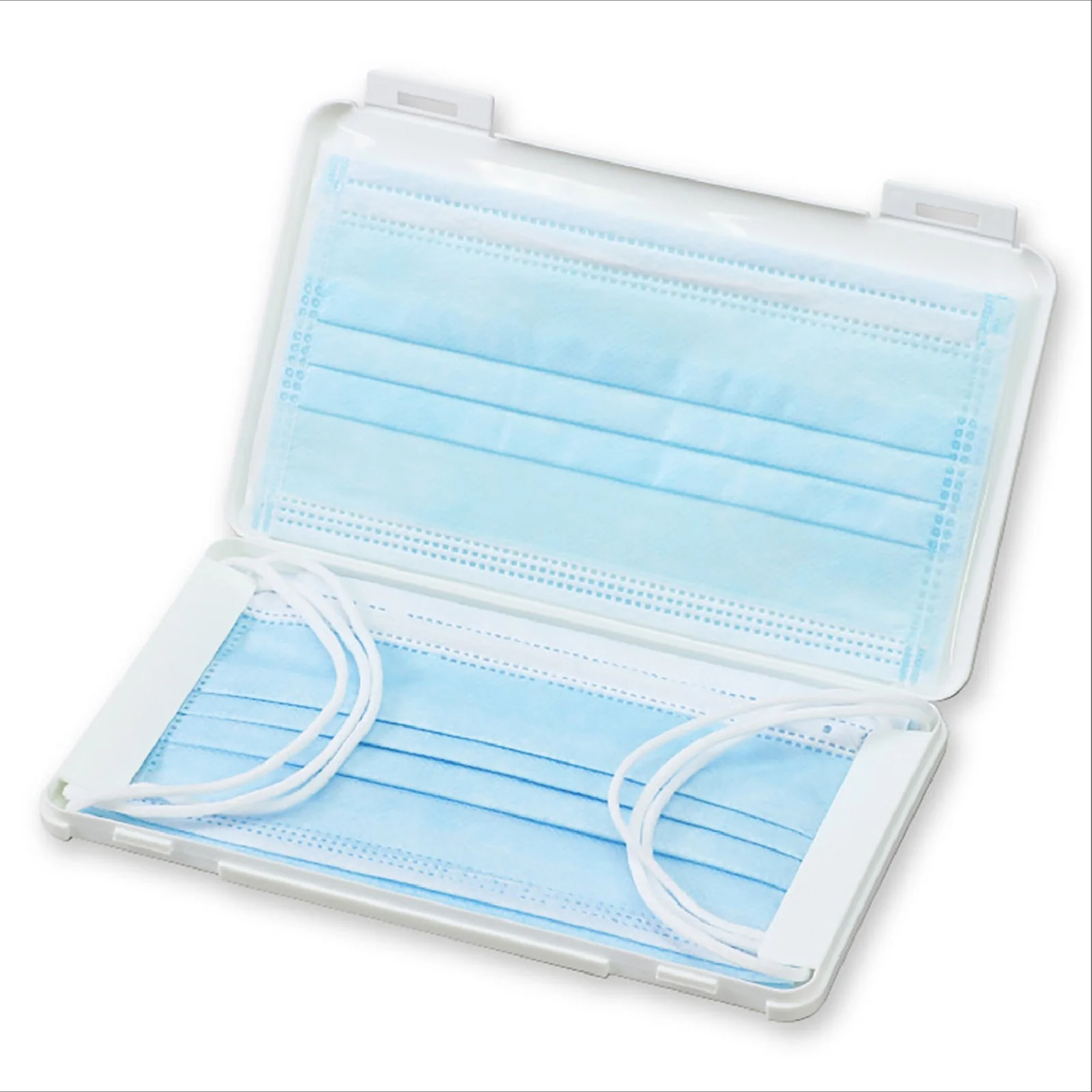 Plastic mask case white