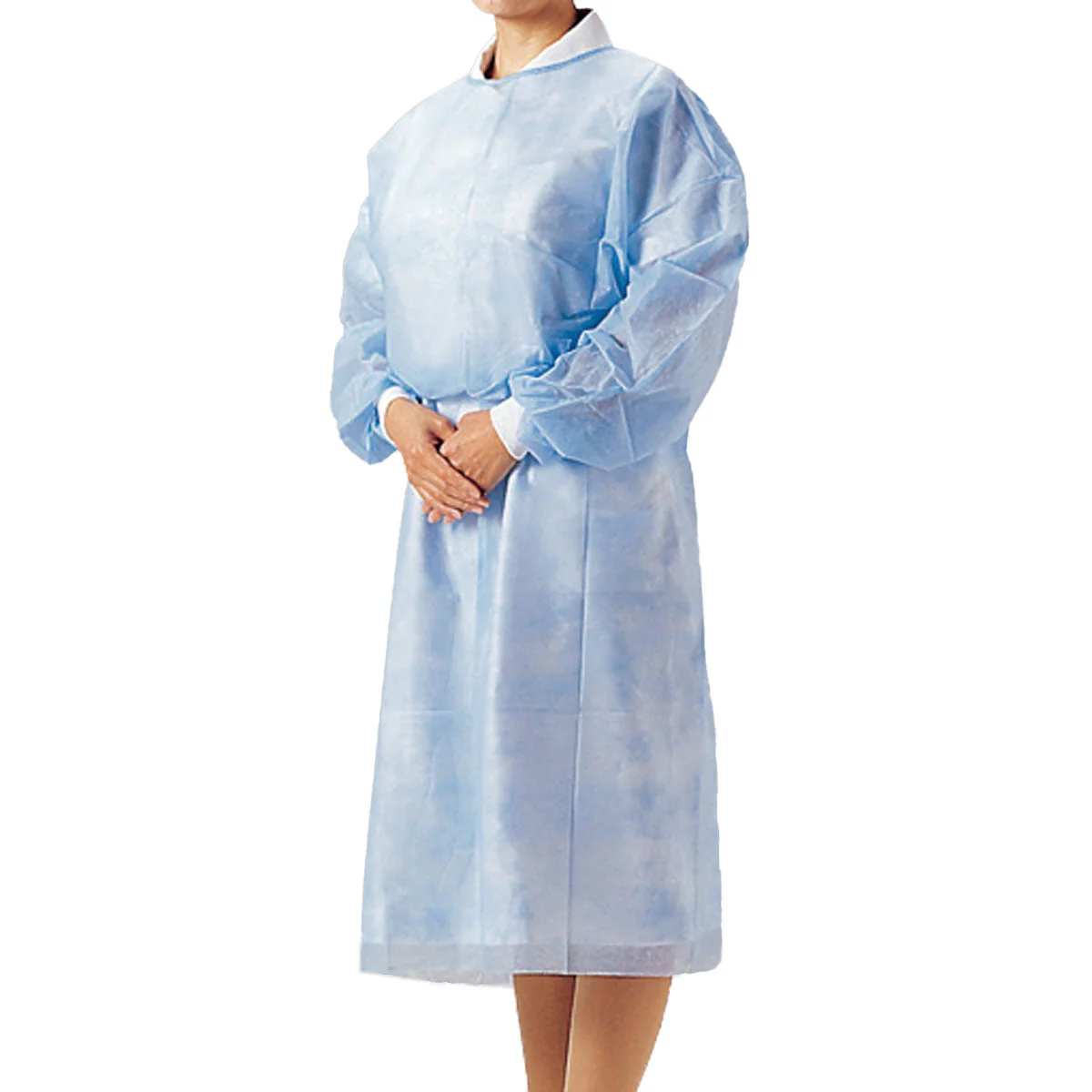 Isolation gown free blue 100 pieces - Image 2