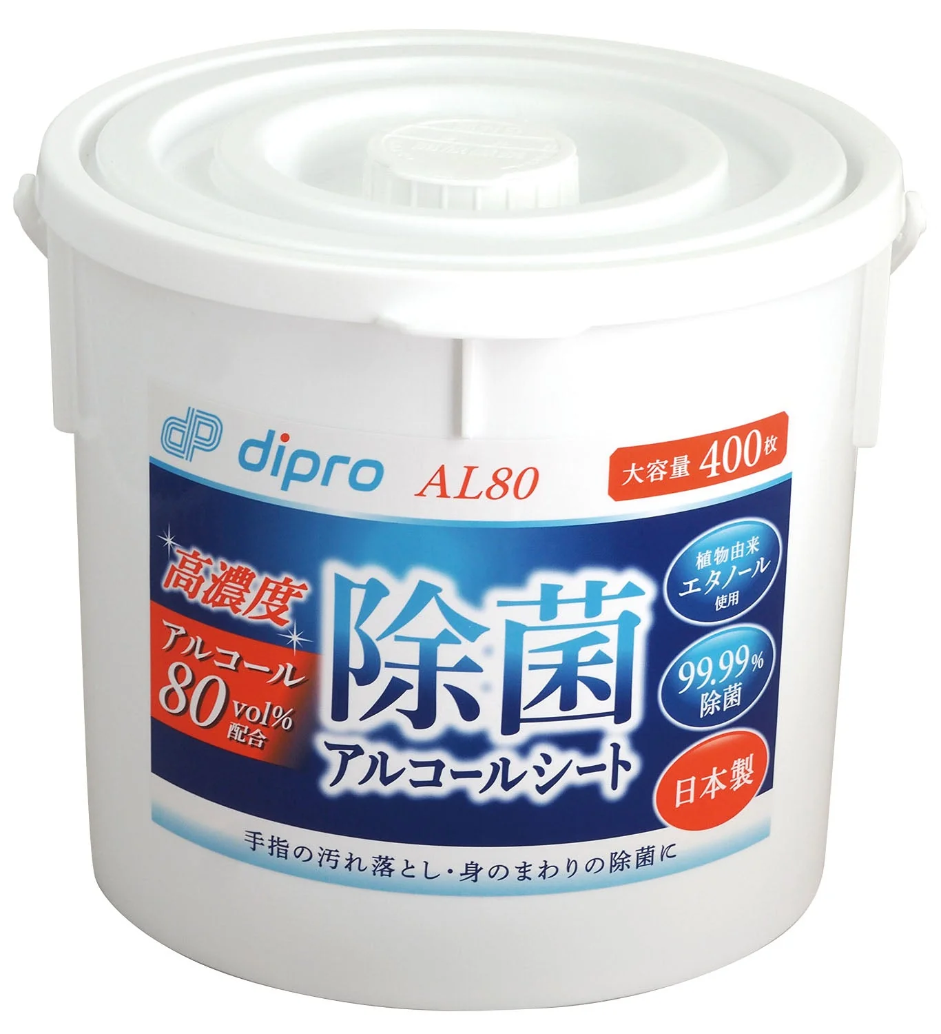 Disinfecting alcohol wet AL80 baguette body